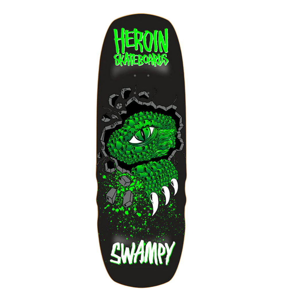 Heroin Skateboards - Swampy Alligator' Shovel Deck -  10.5"