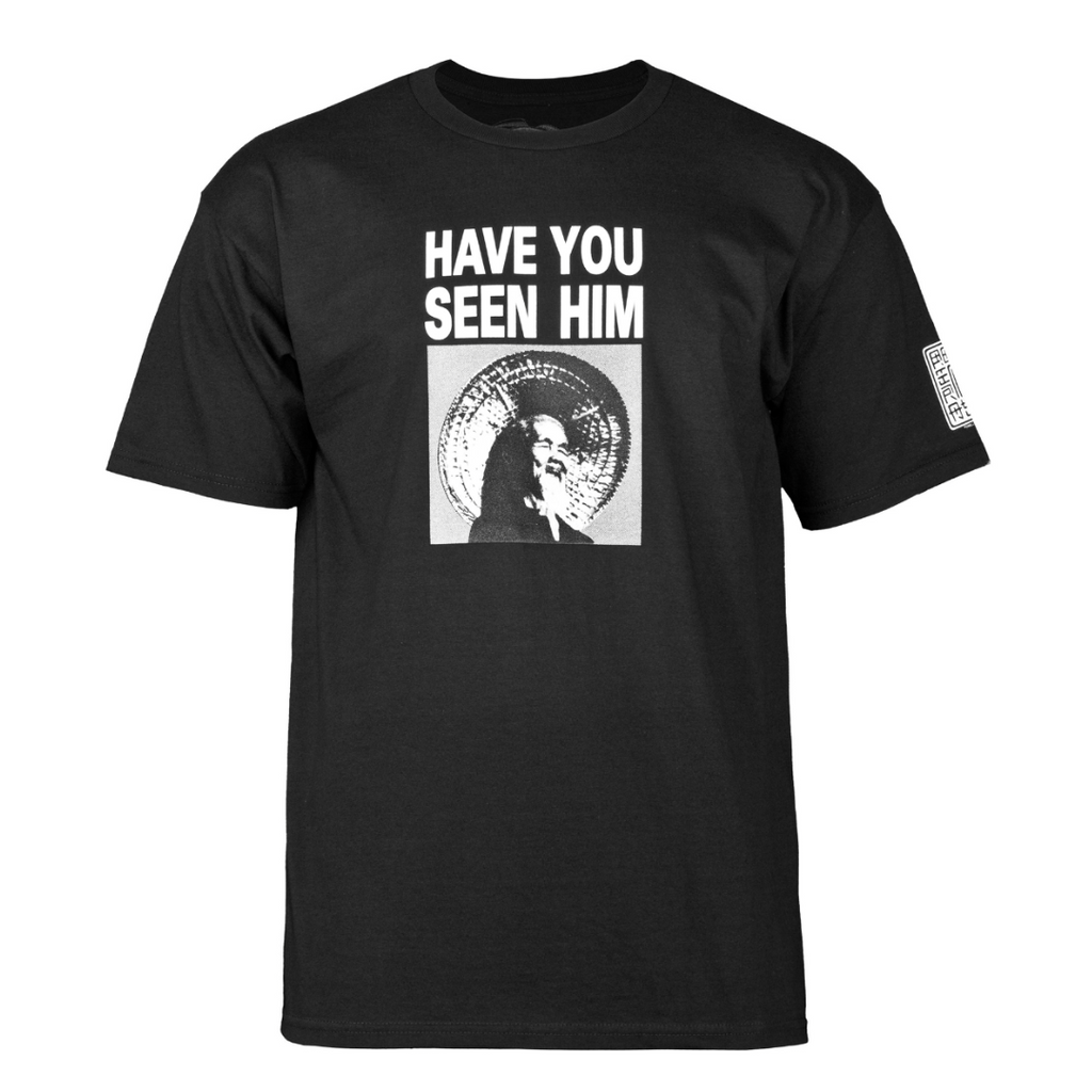 Powell Peralta - 'Have You Seen Him?' Animal Chin T-Shirt - Black - Size Large