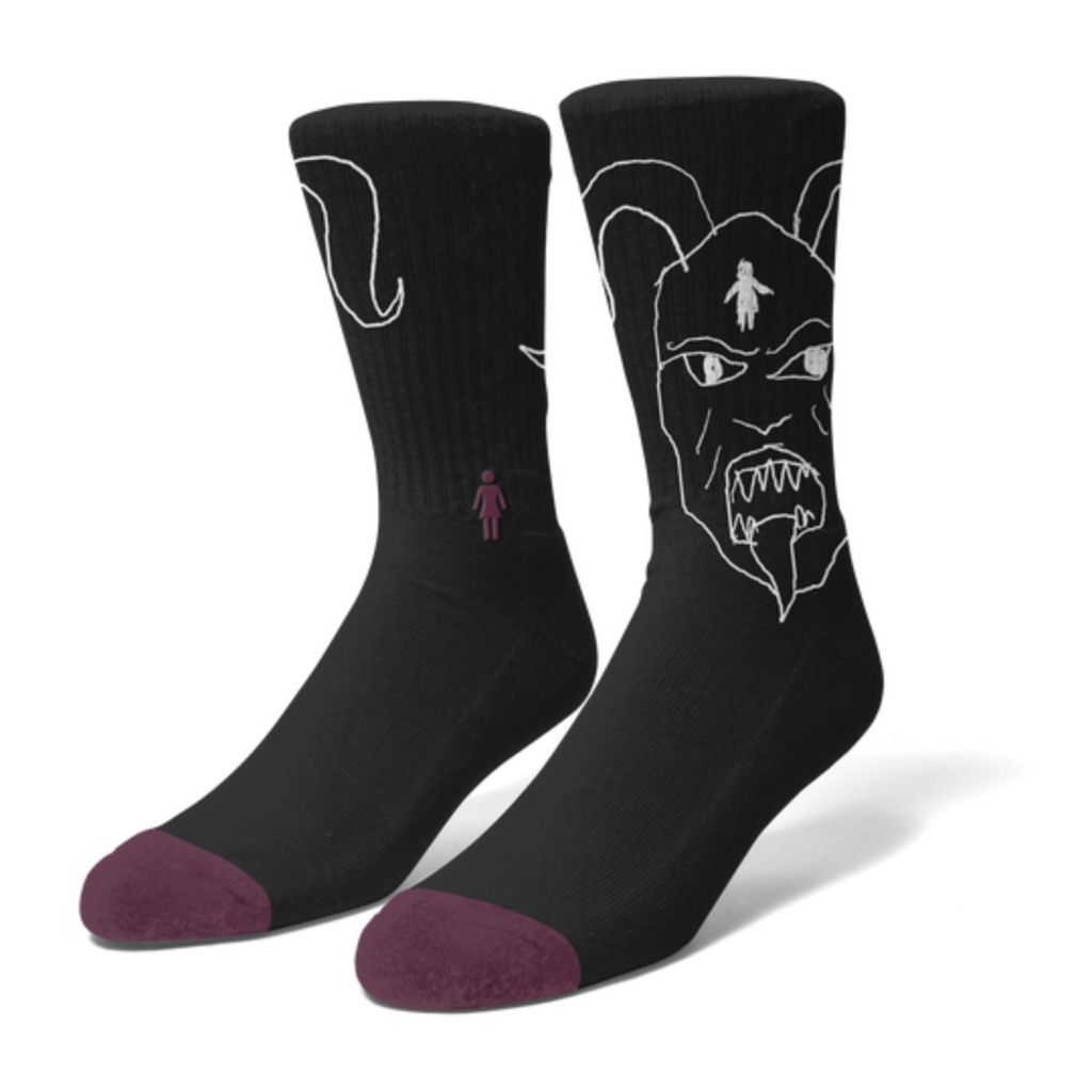 GIRL BREEZY BREANA GEERING SOCKS BLACK