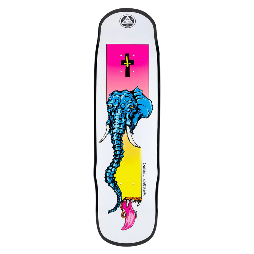 Welcome Skateboards - 'Tusk' Daniel Vargas Pro Model on Effigy - 8.8" - White/Black