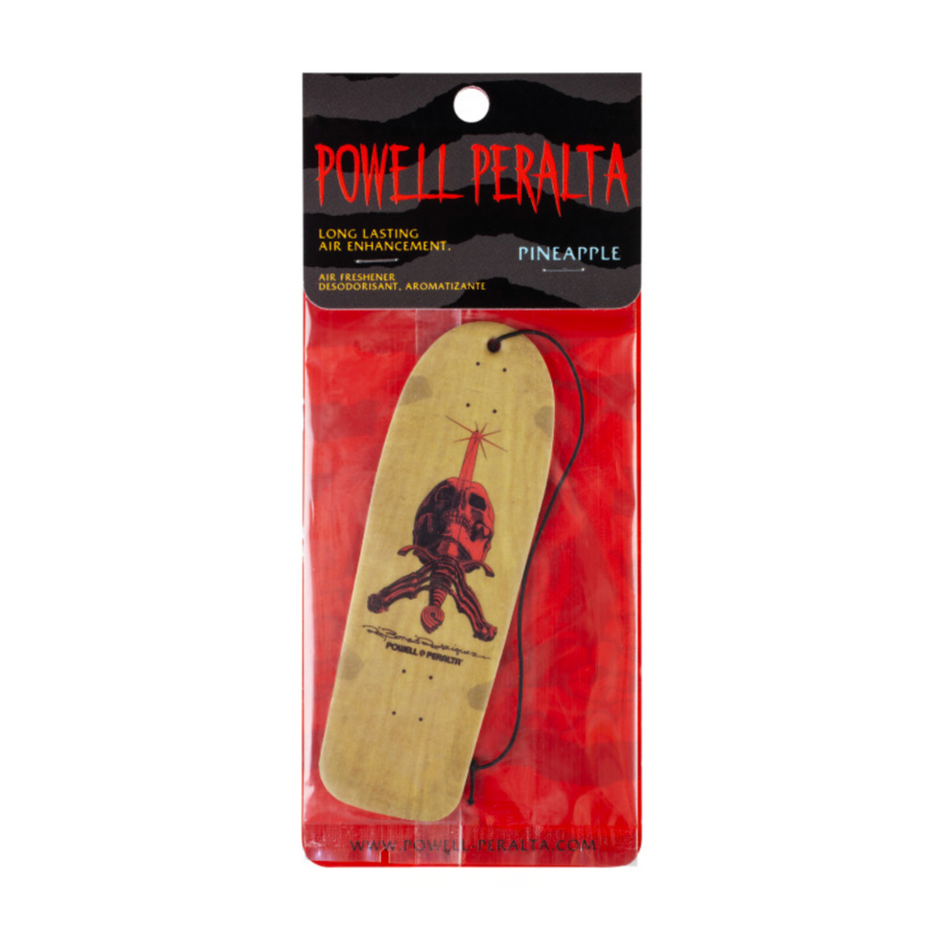 Powell Peralta - OG Ray Rodriguez 'Skull and Sword' Air Freshener - Pineapple Scent