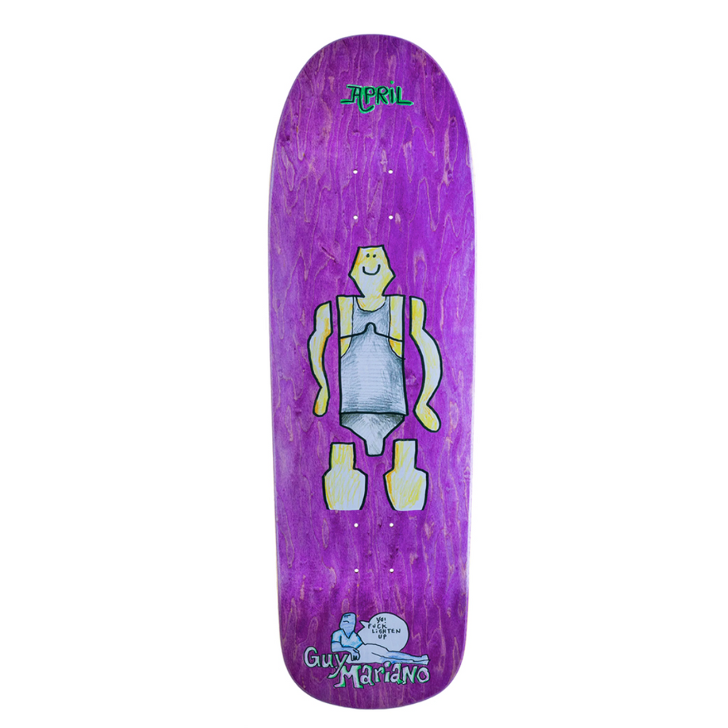 April Skateboards - 'Guy' By Gonz - 9.6" - Purple