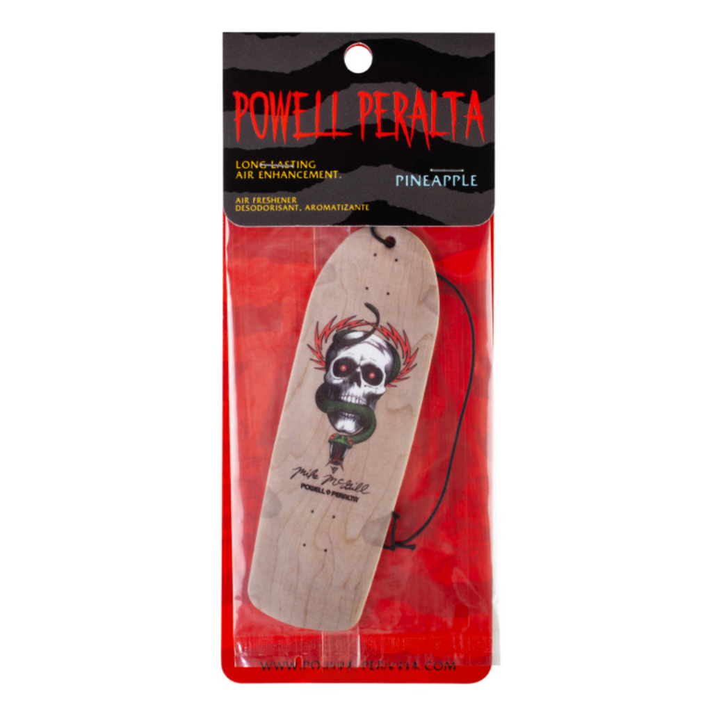 Powell Peralta - OG Mike McGill Skull and Snake Air Freshener - Pineapple Scent
