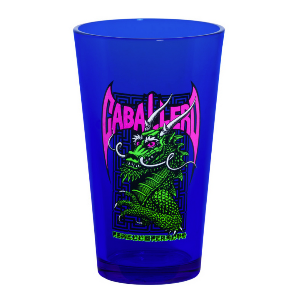 Powell Peralta - Pint Glass 'Cab Street Dragon' -  Blacklight