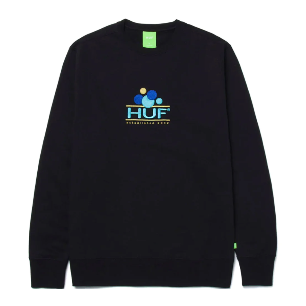 HUF - Fun Crew Sweatshirt - Black
