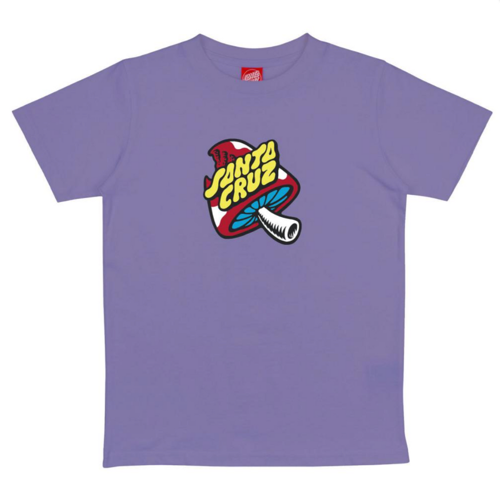 Santa Cruz - 'Toadstool' Youth Dot T-Shirt - Meta Mauve