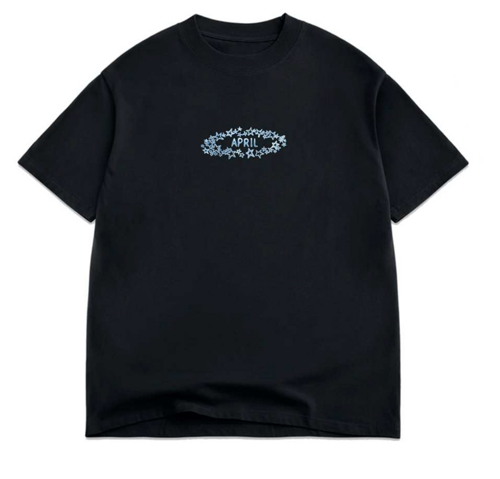 April Skateboards - Stars Tee - Black