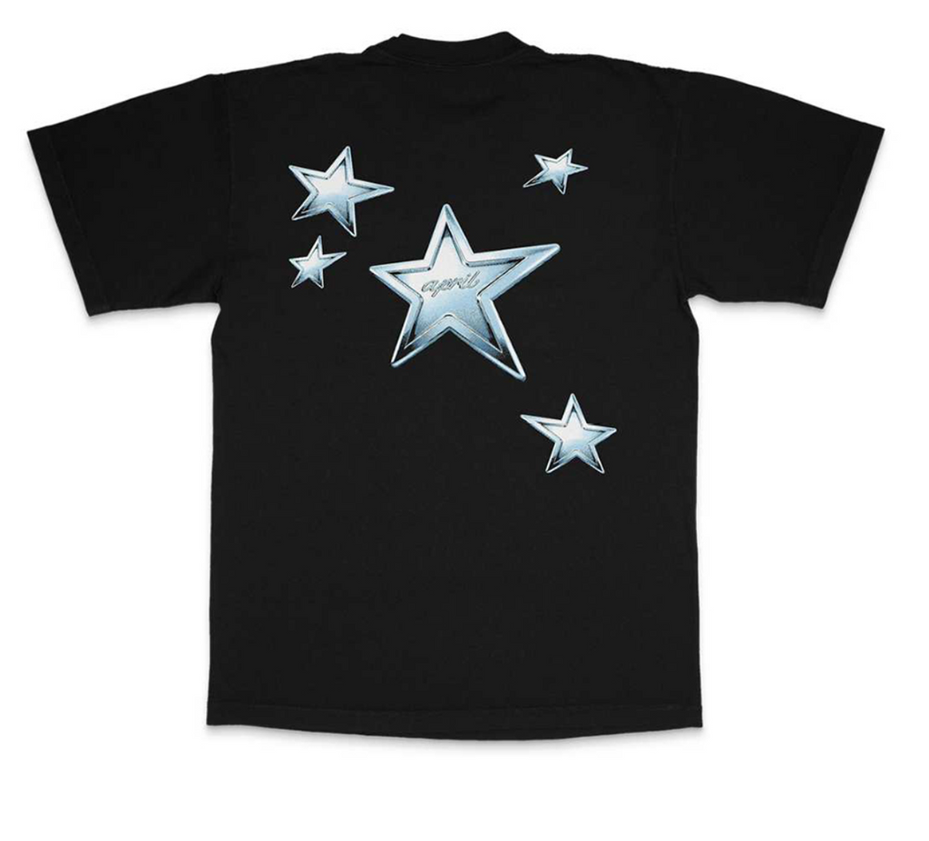 April Skateboards - Stars Tee - Black