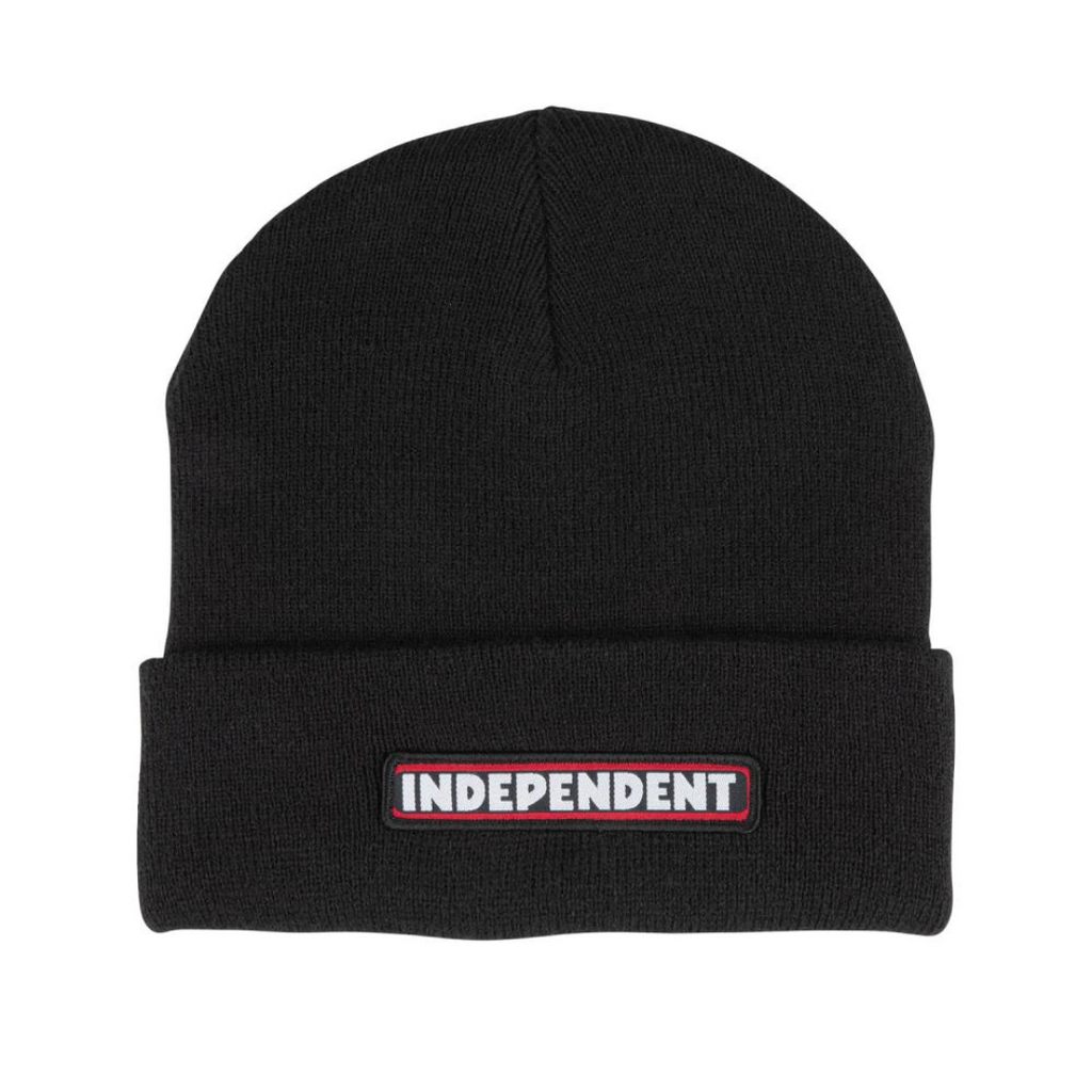 Independent Beanie Bar Logo- Black