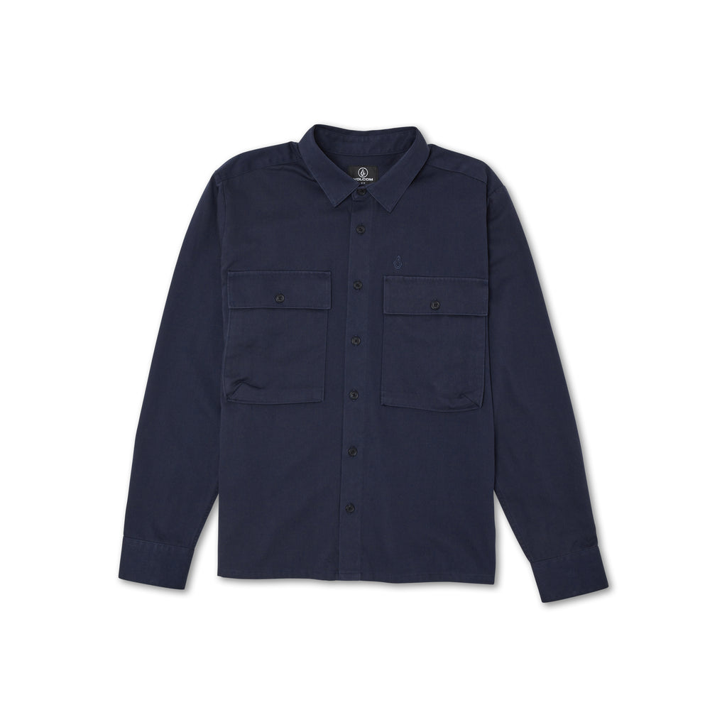 Volcom Louie Lopez Long Sleeve Workshirt – Navy