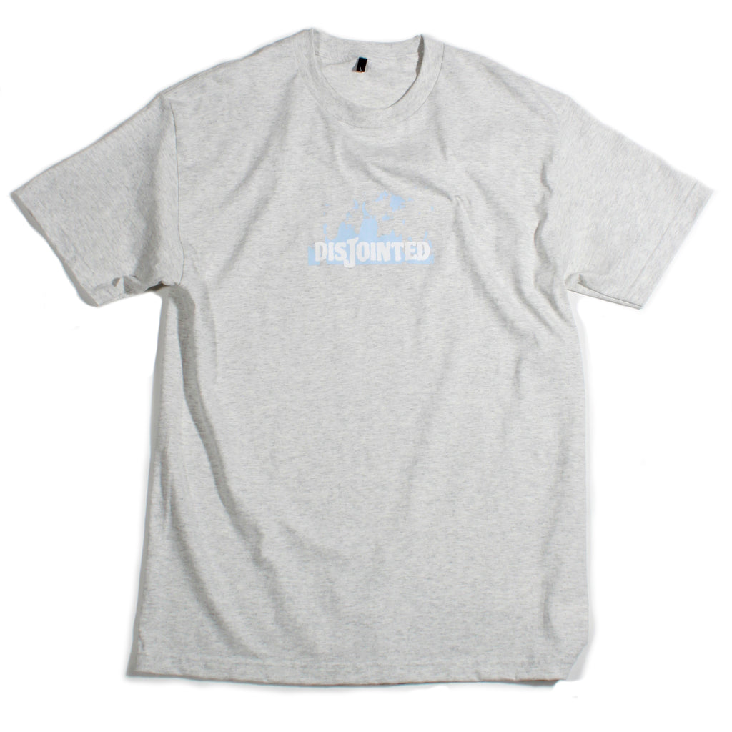 Disjointed Texture T-Shirt - Grey