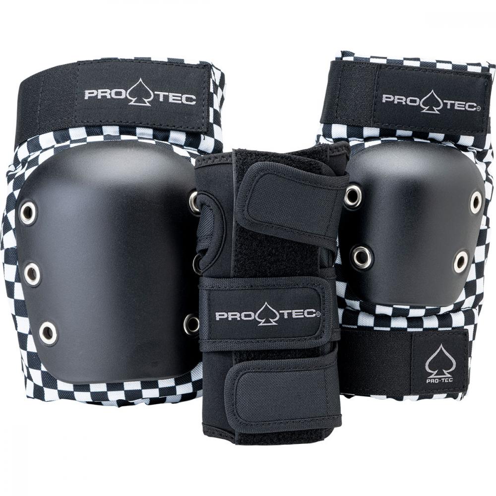 Pro-Tec Junior 3-Pack Pad Set - Checkerboard