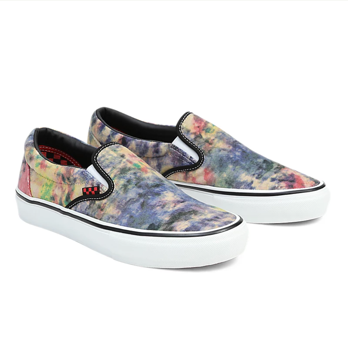 Vans Slip On Pro Shoes Tie Dye Multi Campus Skate Store